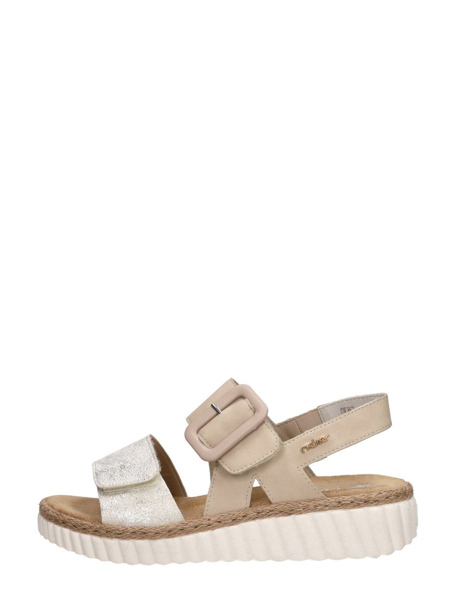 Rieker - Sandalen Plat – beige