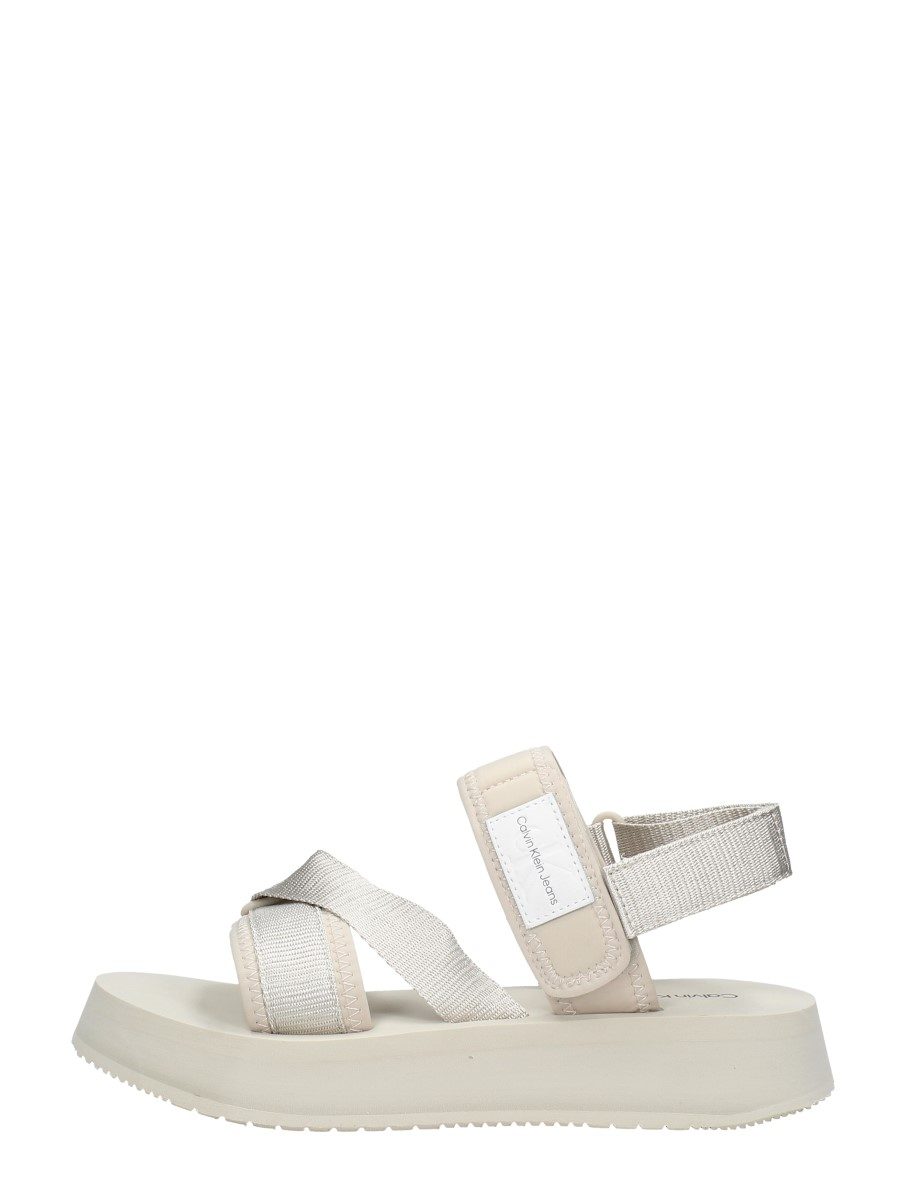 Calvin Klein - Prefresato Sandal Badge – beige