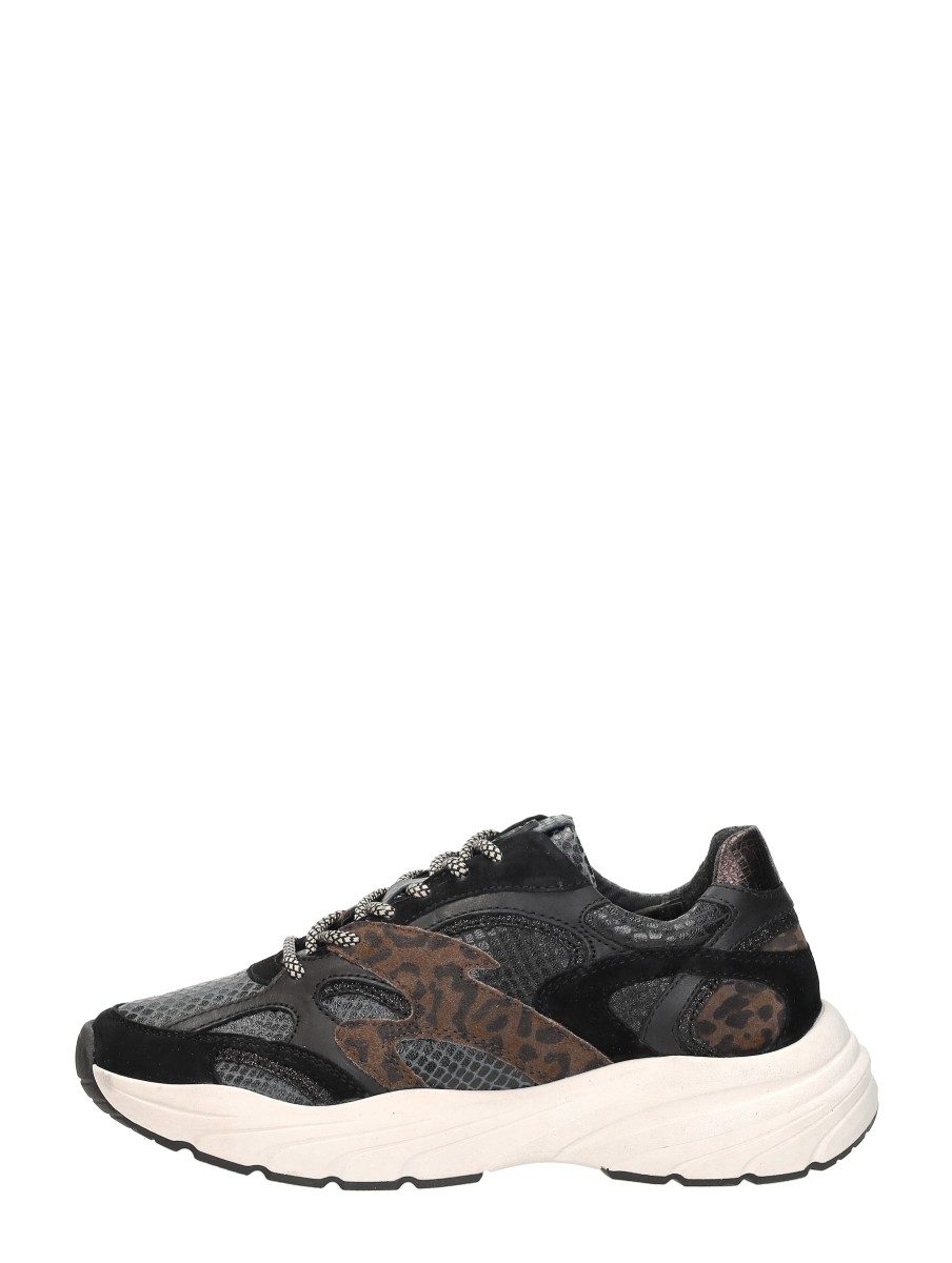 Sub55 - Sneakers Laag – zwart