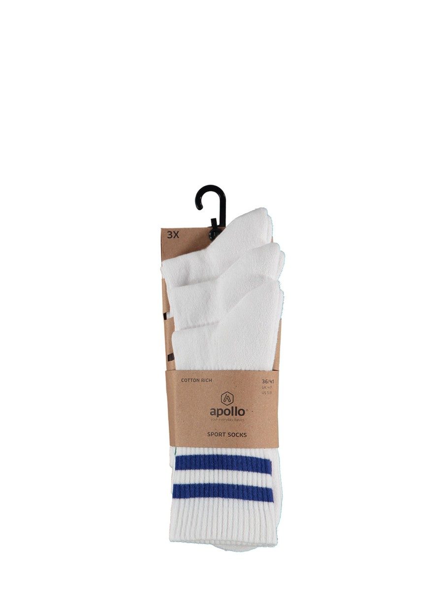 Apollo - Stripe Sport Socks 3-pack