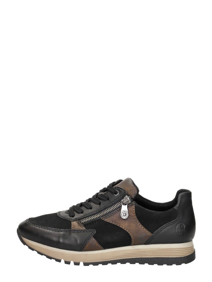 Rieker - Sneakers Laag – zwart – foto 1 van 4