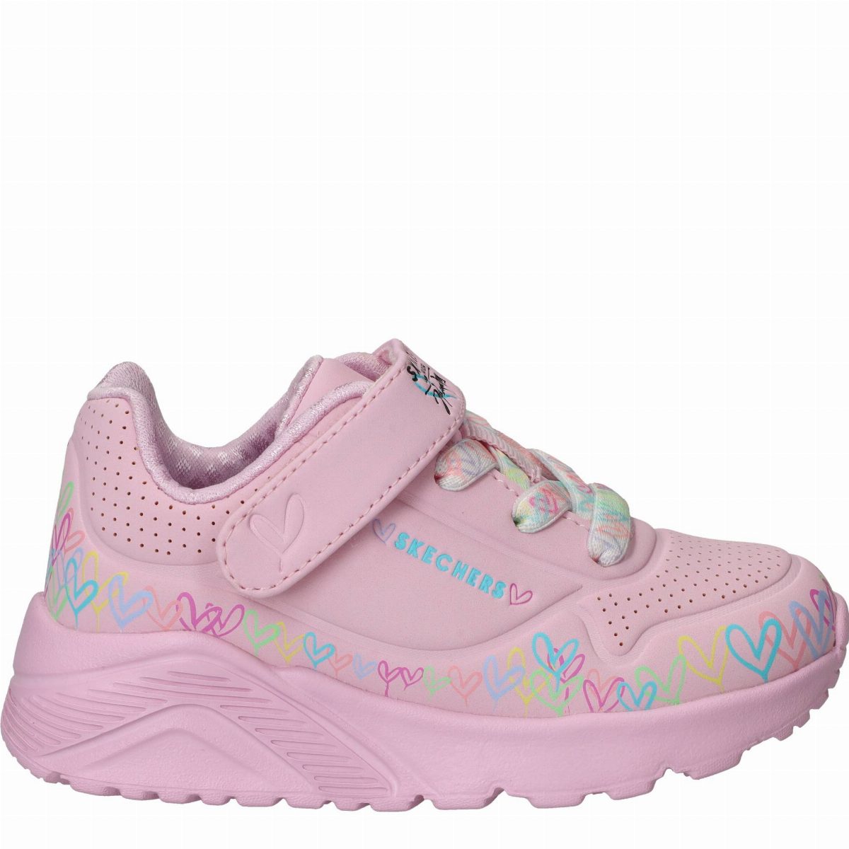 Skechers JGoldcrown Uno Lite Sneakers Meisjes Roze