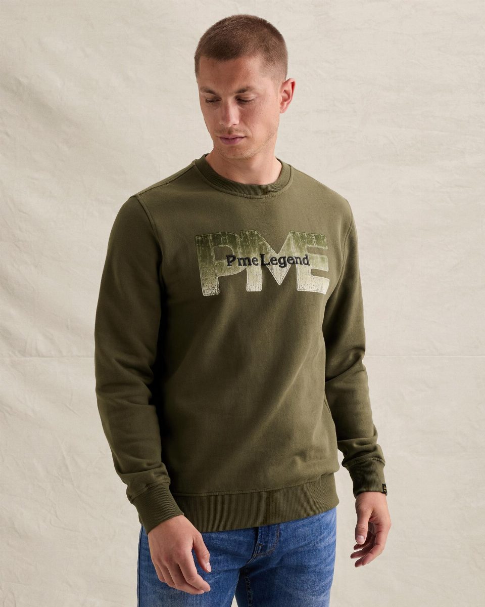 Sweatshirt van 100% katoen met print – kalamata