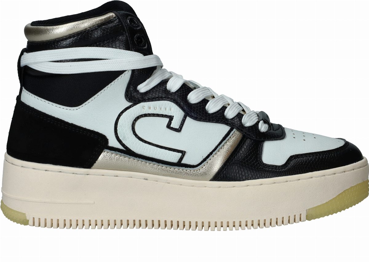 Cruyff Campo High Lux Tall Sneakers Dames Zwart