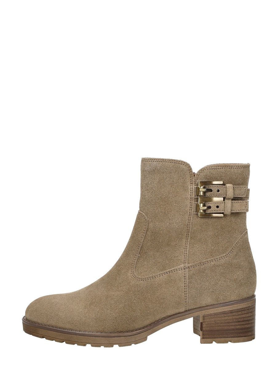 Gabor - Enkellaarsjes Hak – beige