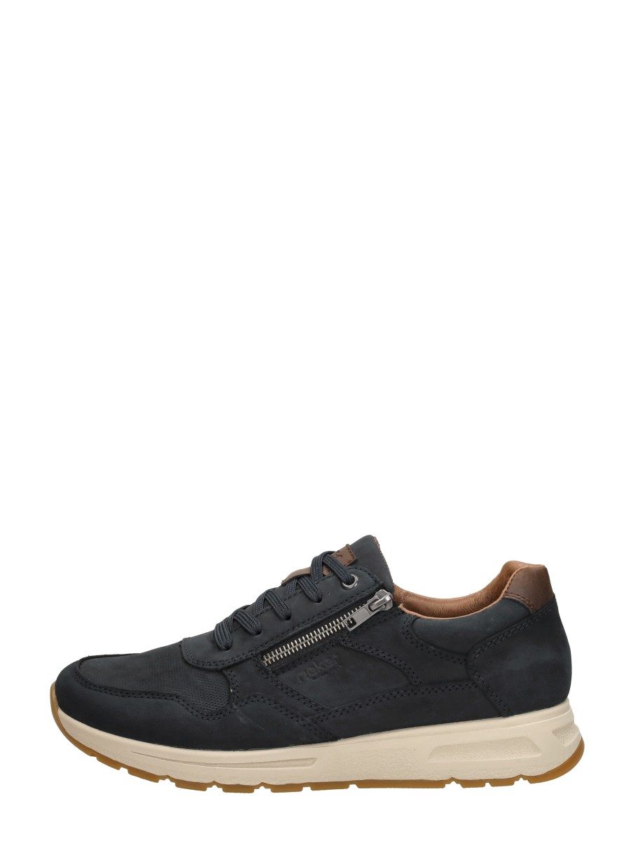 Rieker - Veterschoenen Laag – blauw