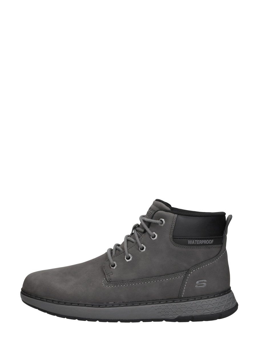 Skechers - Relaxed Fit: Garlan - Deno – donkergrijs – foto 1 van 4