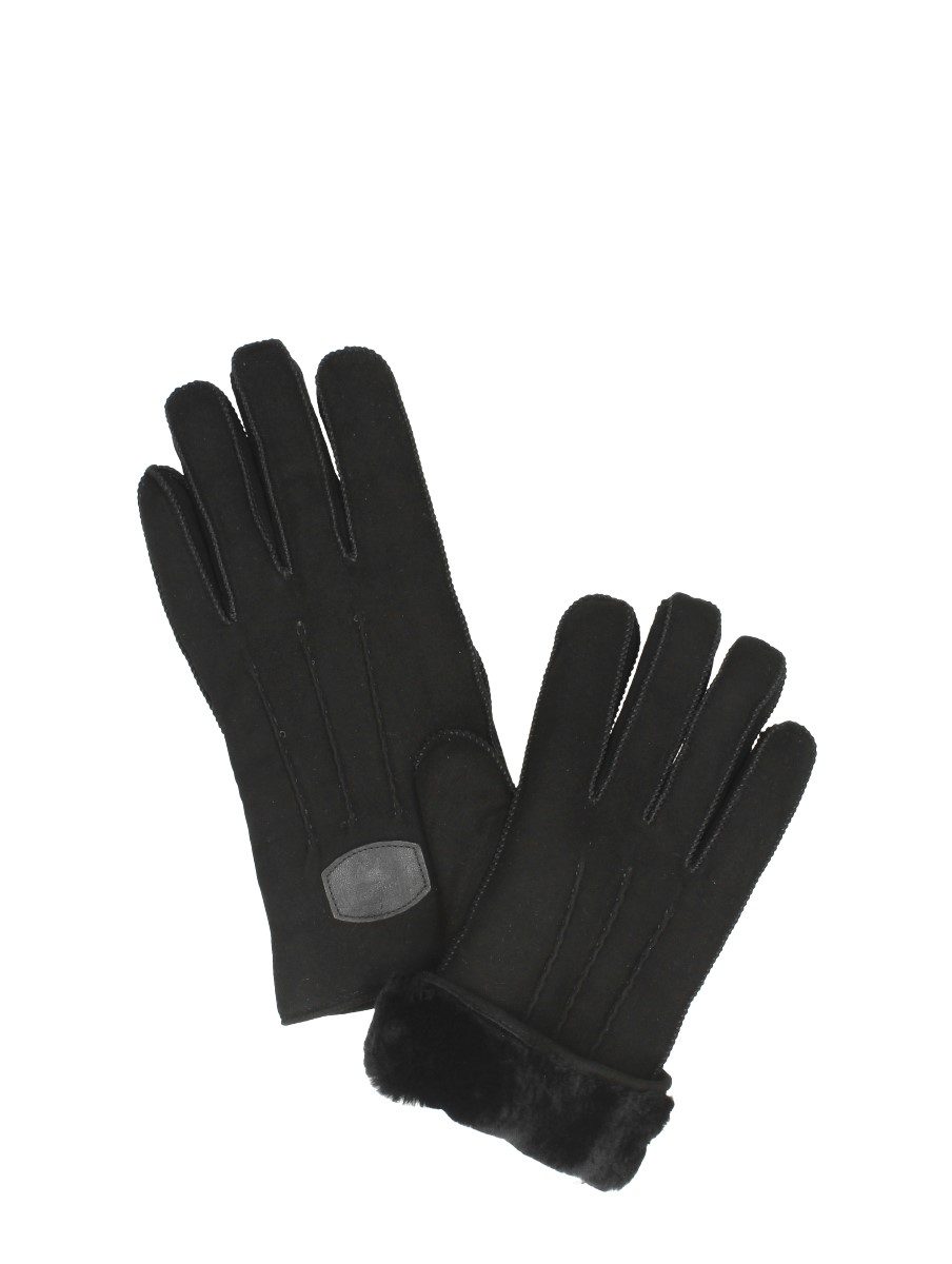 Warmbat - Gloves Men Suede – zwart