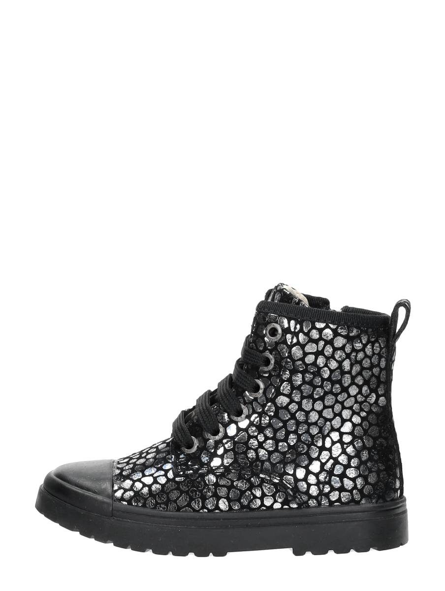 Shoesme - Veterschoen Hoog Zilver – zilverkleur