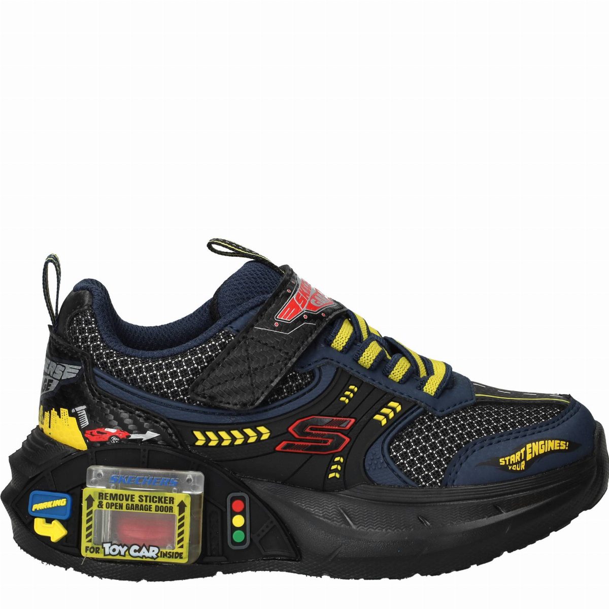 Skechers Garage Sneakers Jongens Blauw
