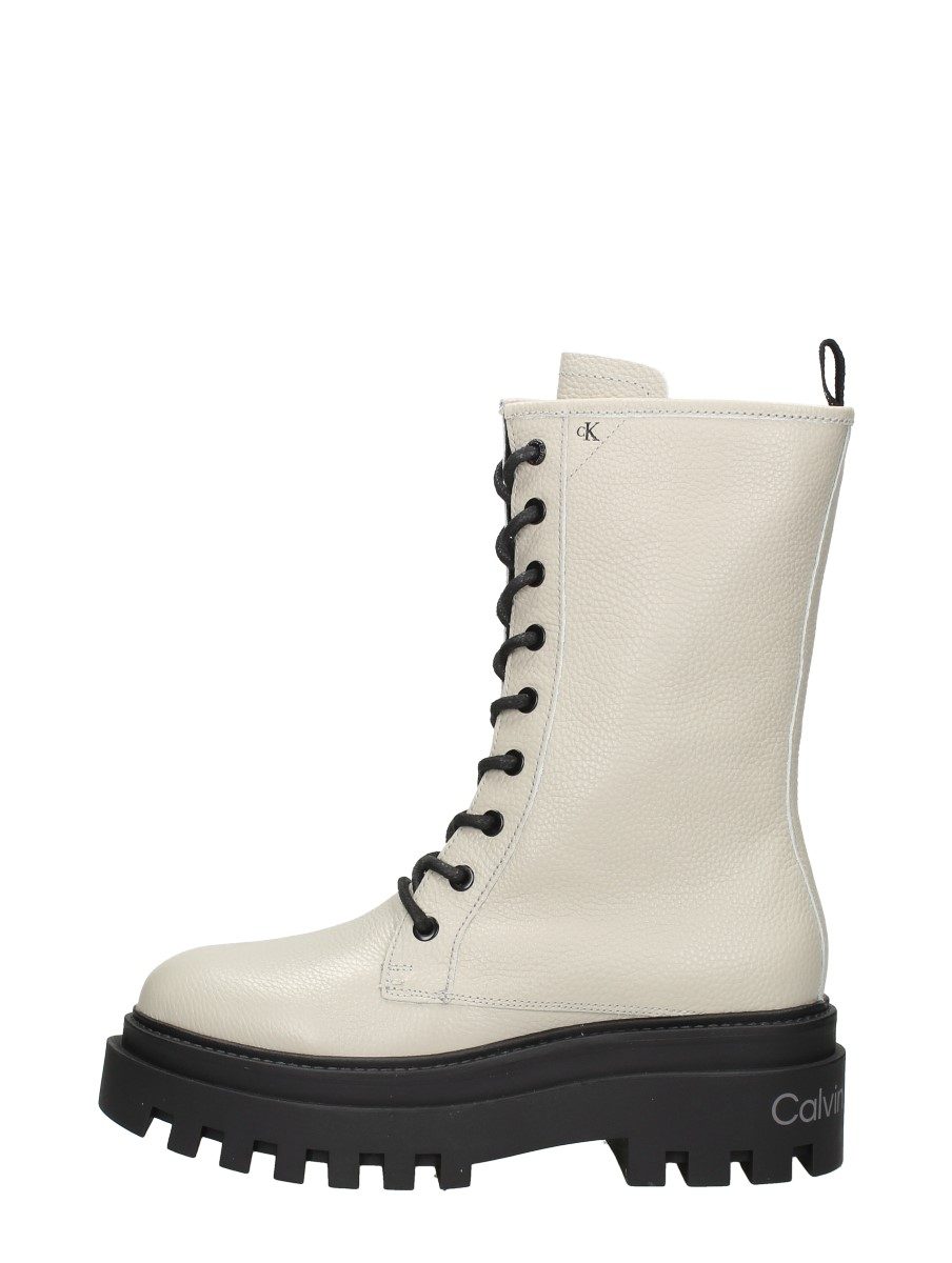 Calvin Klein - Flatform Mid Laceup Boot – foto 1 van 4