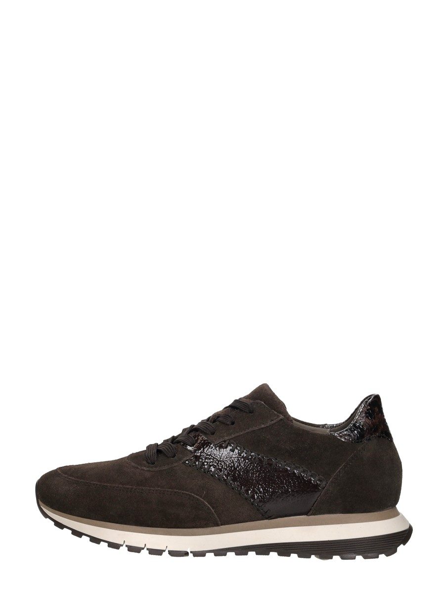 Gabor - Sneakers Laag – donkerbruin