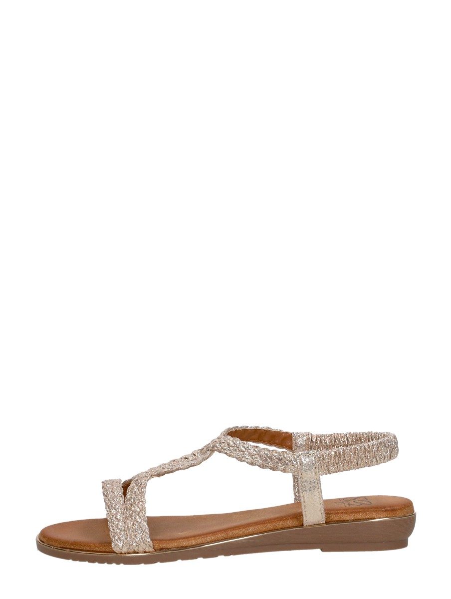 Sub55 - Sandalen Plat – goudkleur