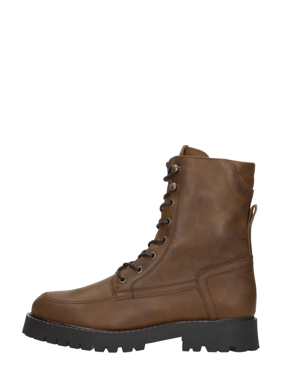 Sub55 - Veterschoenen Hoog – cognac