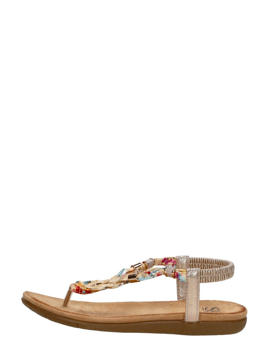 Sub55 - Sandalen Plat – goudkleur