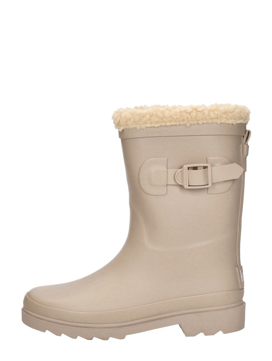 Keq - Rainboots Fur – beige