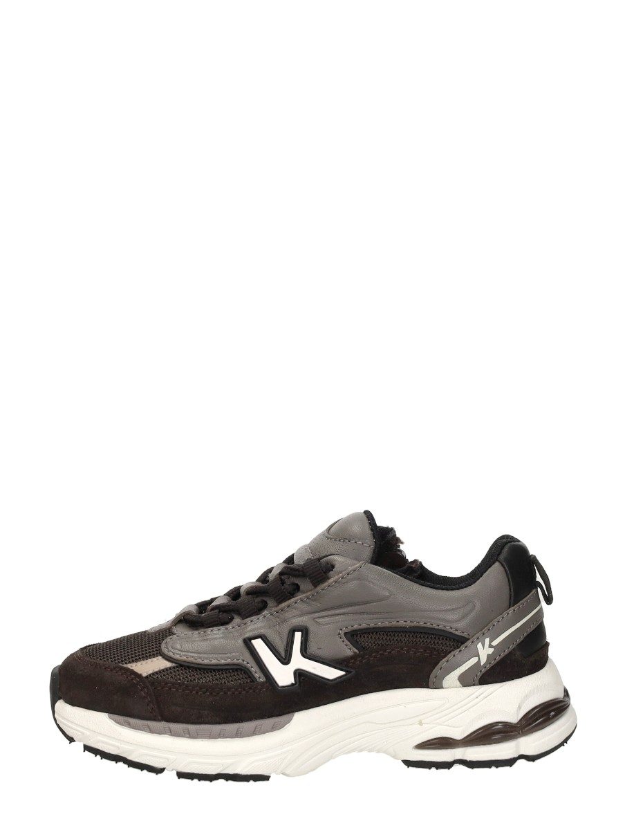 Keq - Sneakers Laag – donkerbruin