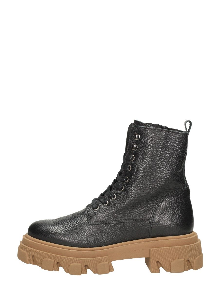 Ps Poelman - Dames Veterschoenen – zwart