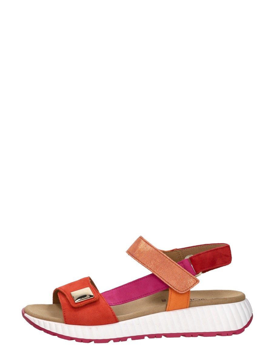Gabor - Sandalen Plat – oranje