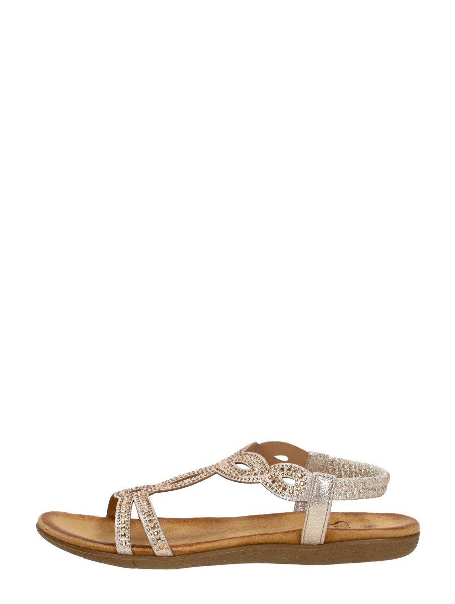 Sub55 - Sandalen Plat – goudkleur
