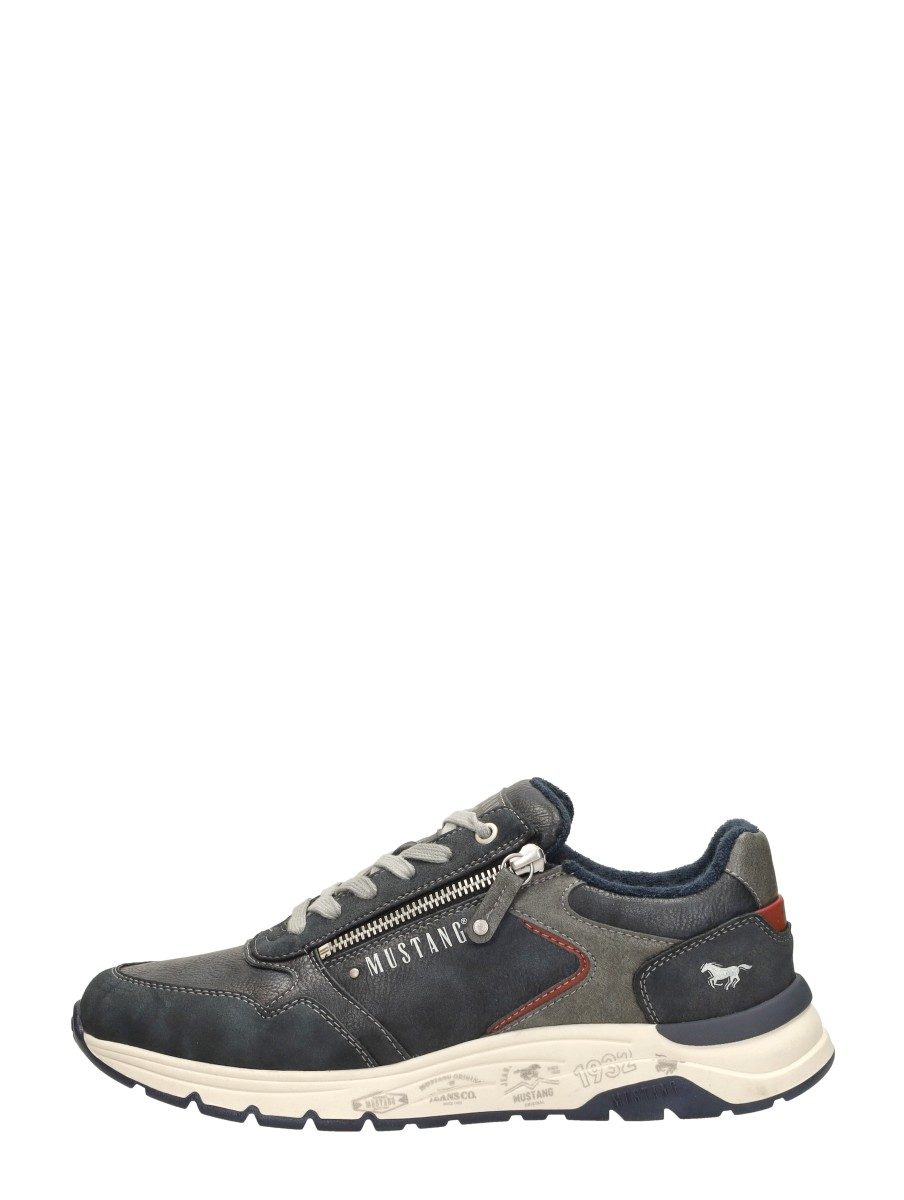 Mustang - Veterschoenen Laag – blauw