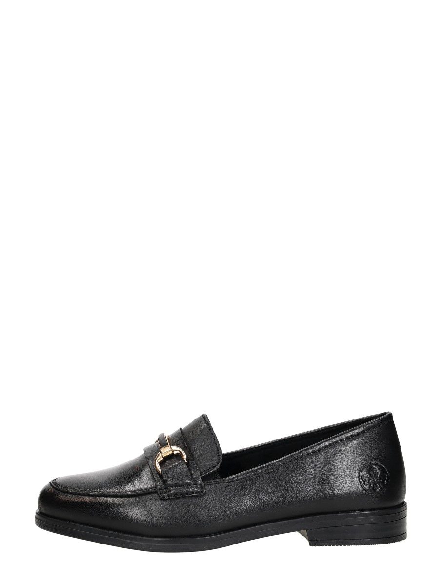 Rieker - Mocassin – zwart