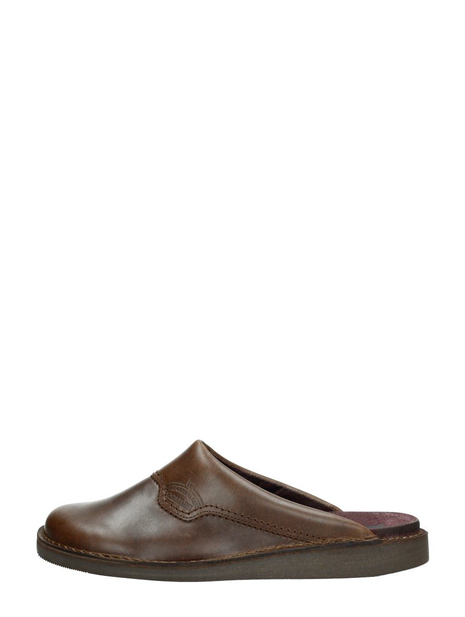 The New Shoecompany - Heren Muilen – donkerbruin