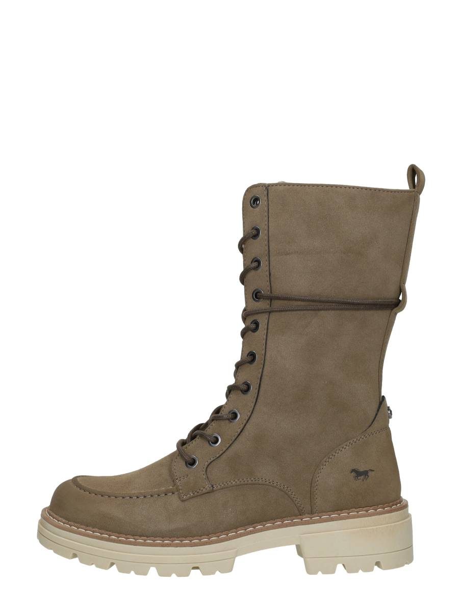 Mustang - Veterschoenen Hoog – taupe