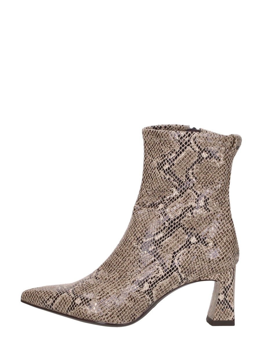 Tamaris - Enkellaarsjes Hak – beige