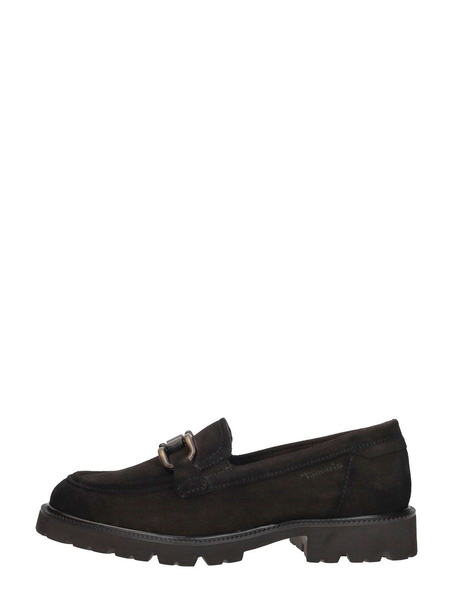 Tamaris Wide Fit - Mocassin – donkerbruin