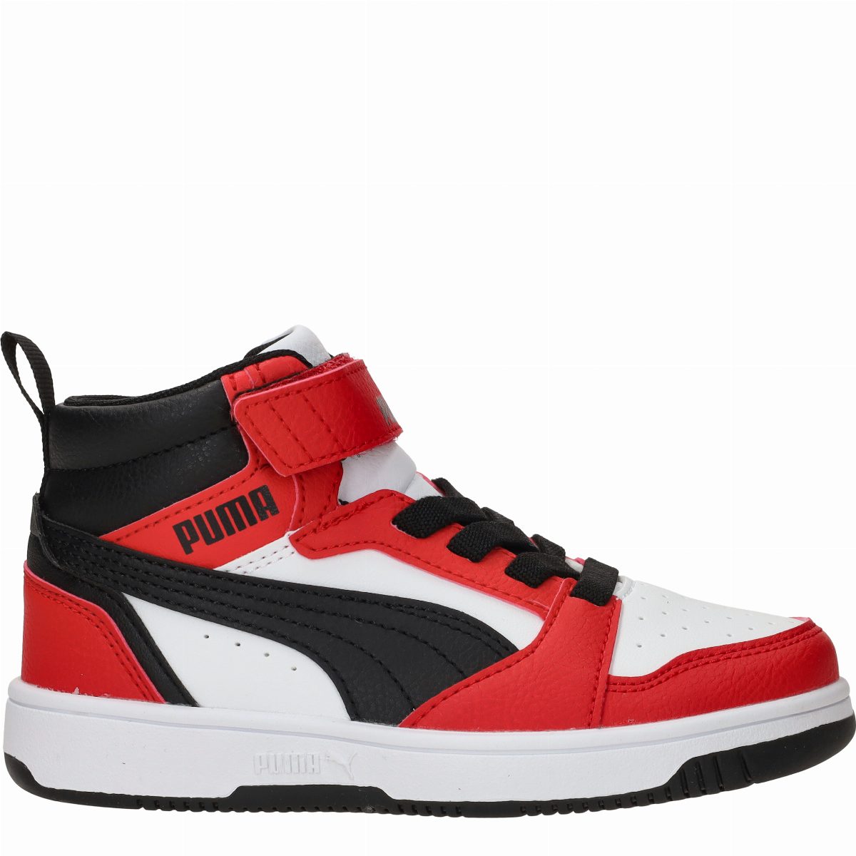 Puma Rebound V6 Mid Sneakers Jongens Rood