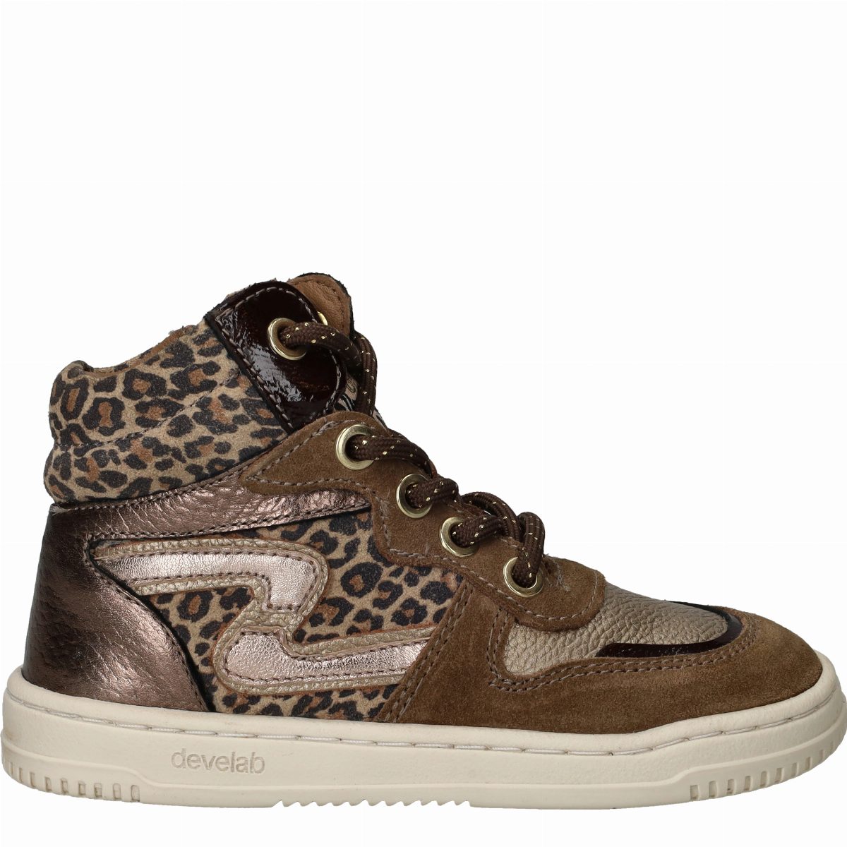 Develab Veterboots Meisjes Taupe