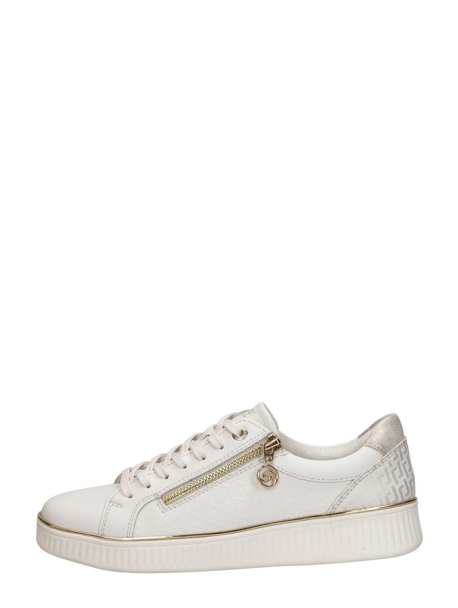 Remonte - Veterschoenen Laag – gebroken wit