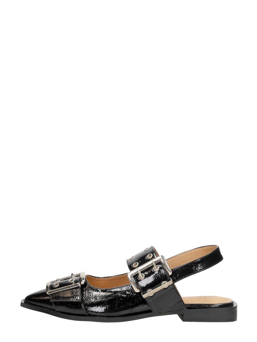 Shoecolate - Slingbacks Zwartlak