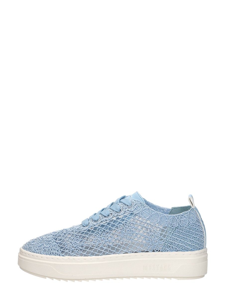 Mustang - Sneakers Laag – licht blauw