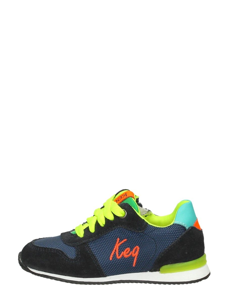 Keq - Sneakers Laag – blauw