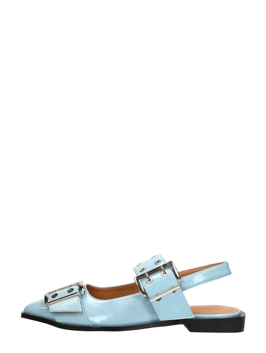Shoecolate - Slingbacks – licht blauw