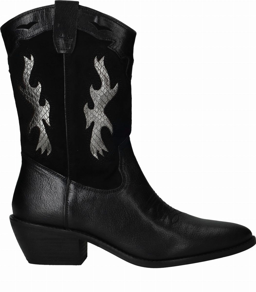 LOFF 1881 Westernboots Dames Zwart