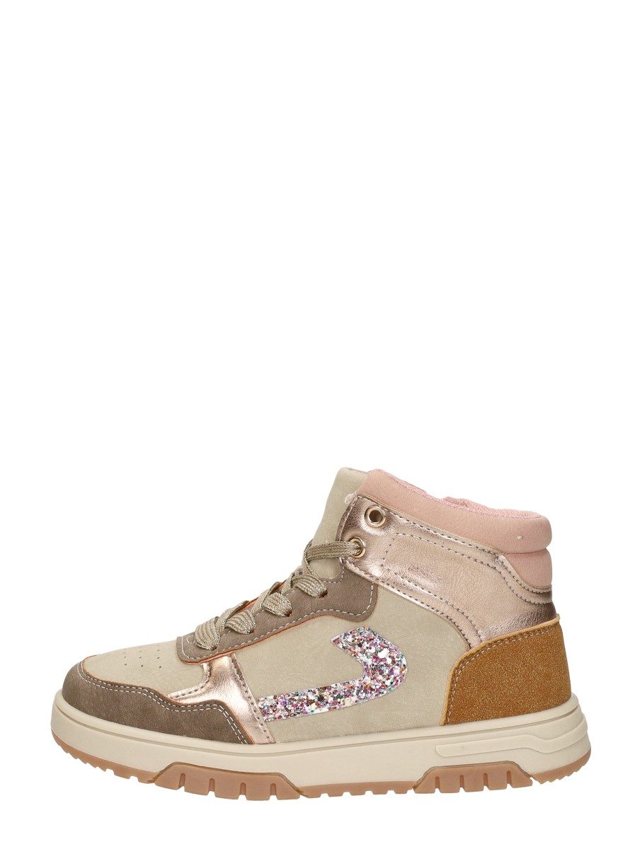 Keq - Veterschoen Hoog – beige