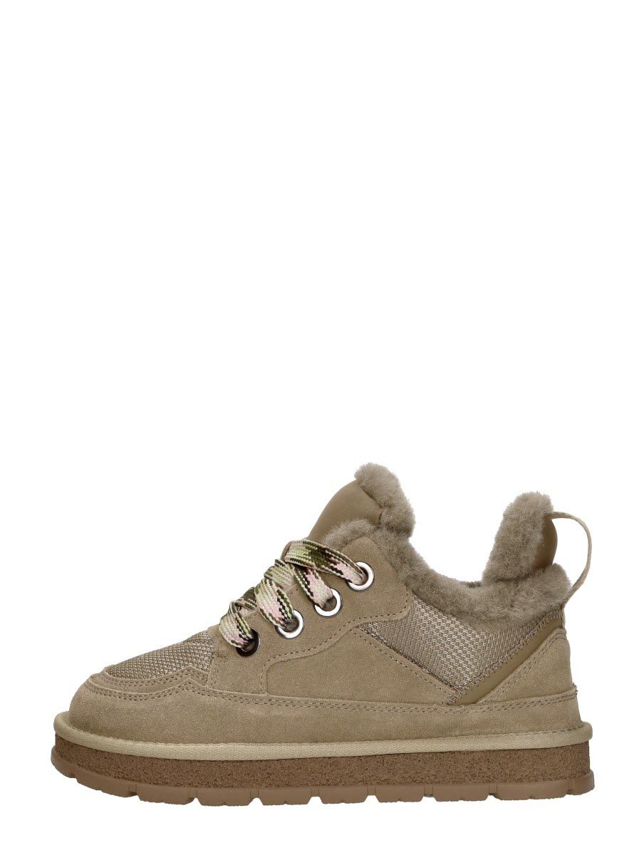 Shoecolate - Veterschoenen Laag – taupe