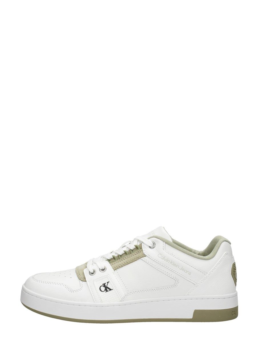 Calvin Klein - Cupsole Laceup Basket Low Lth – wit