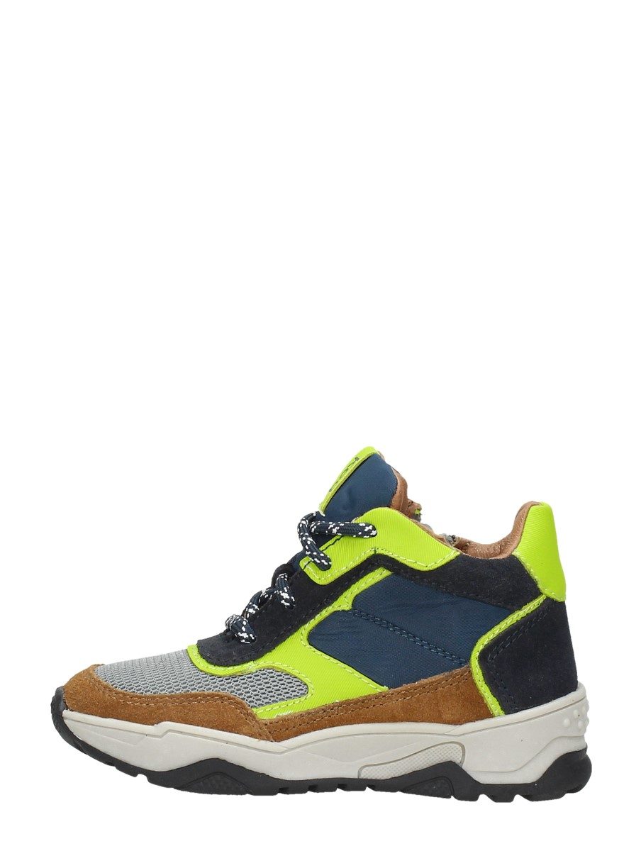 Keq - Veterschoenen Hoog – cognac