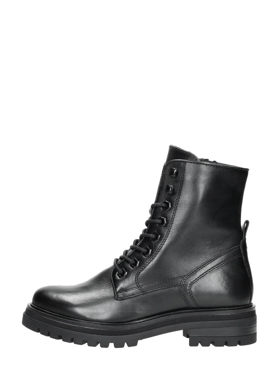 Sub55 - Veterschoenen Hoog – zwart
