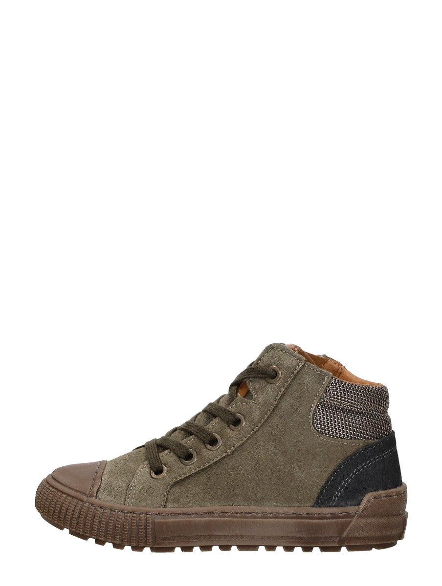 Keq - Veterschoenen Hoog – khaki