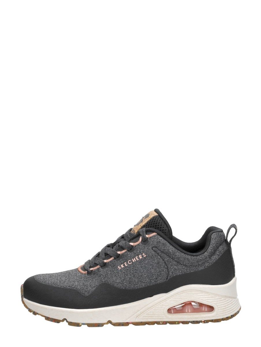 Skechers - Uno - Pla-knit – zwart