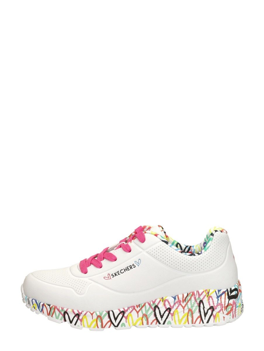 Skechers - Skechers X Jgoldcrown: Uno Lite – wit