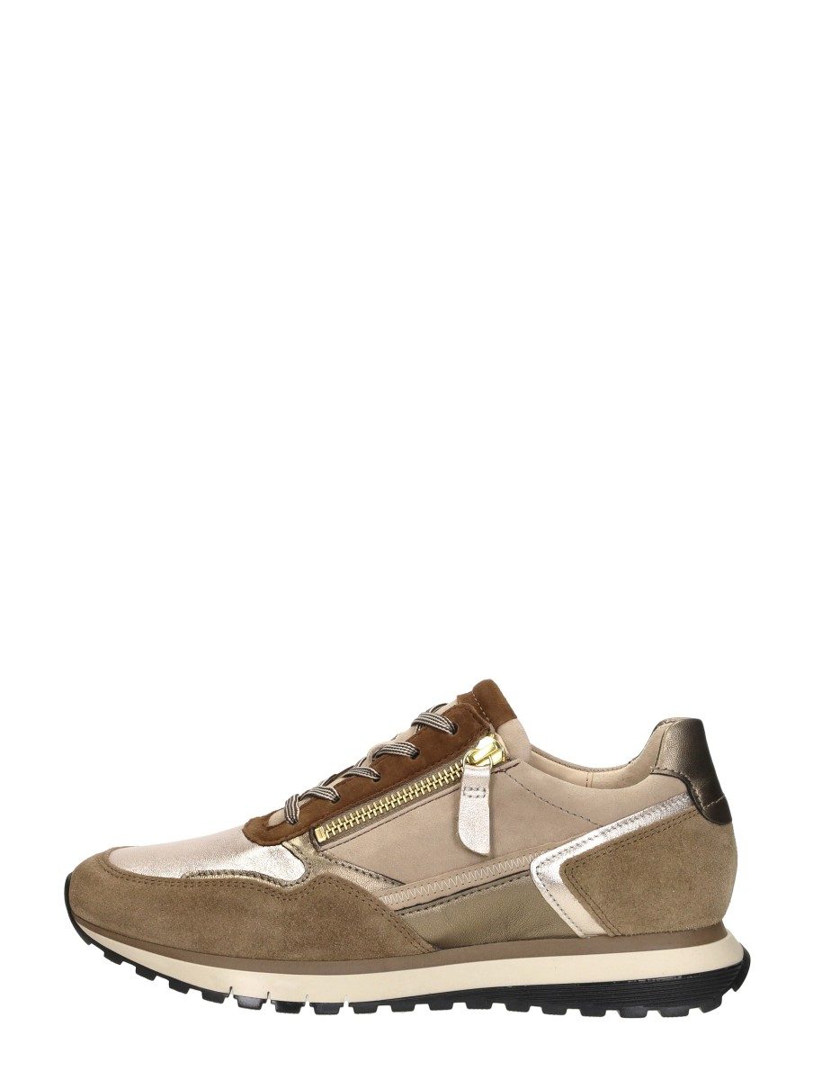 Gabor - Veterschoenen Laag – taupe