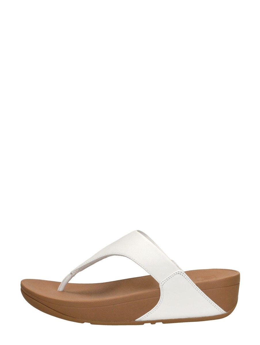 FitFlop - Lulu Leather Toepost – wit