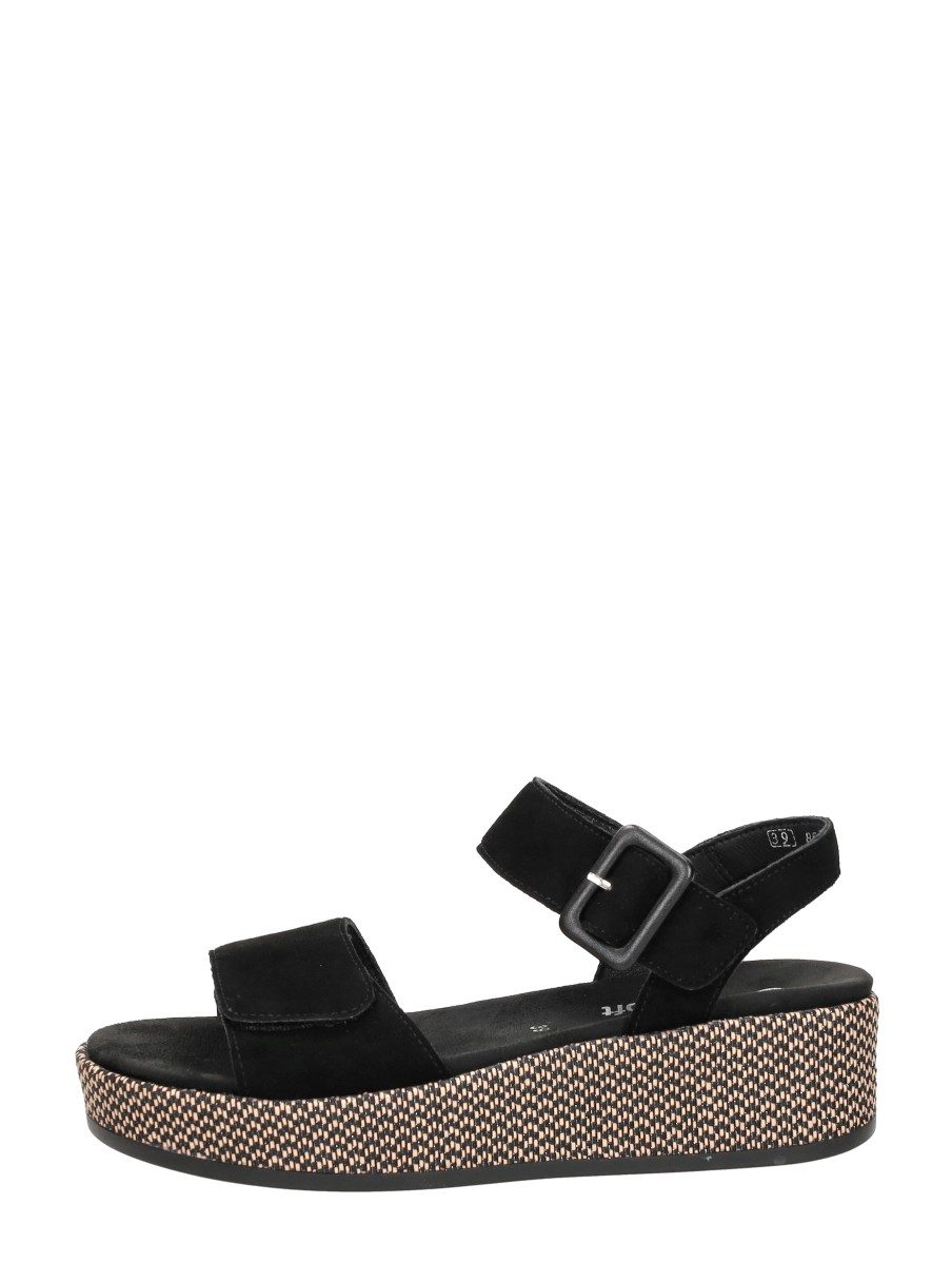 Remonte - Sandalen Plat – zwart