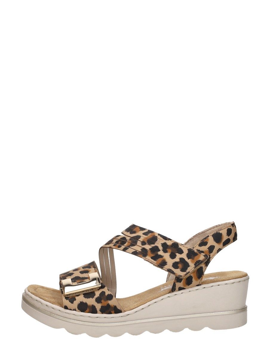 Rieker - Sandalen Plat – cognac